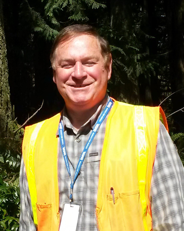 Patrick Lee in a high-vis vest