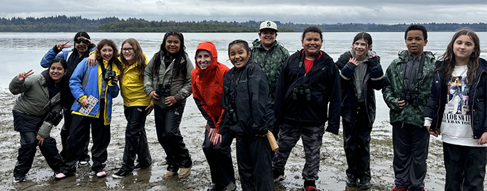 students on a field trip