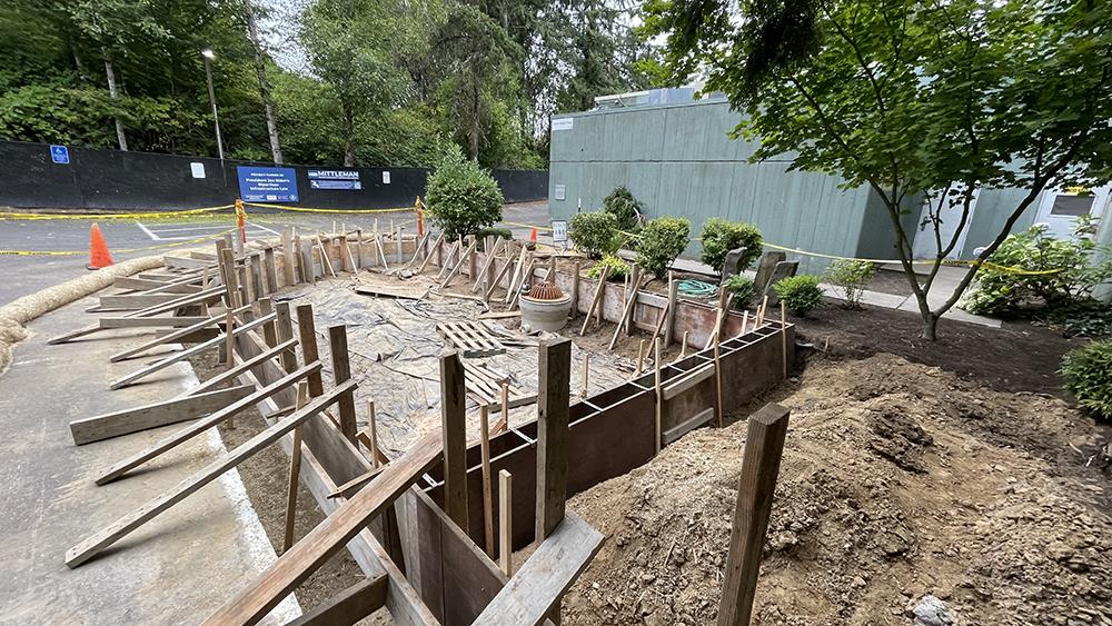 construction site waiting for cement to be poured